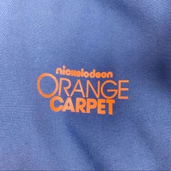 Nickelodeon‎ Vintage Television Network Orange Carpet Tote Bag Blue Orange Rope - Picture 10 of 16